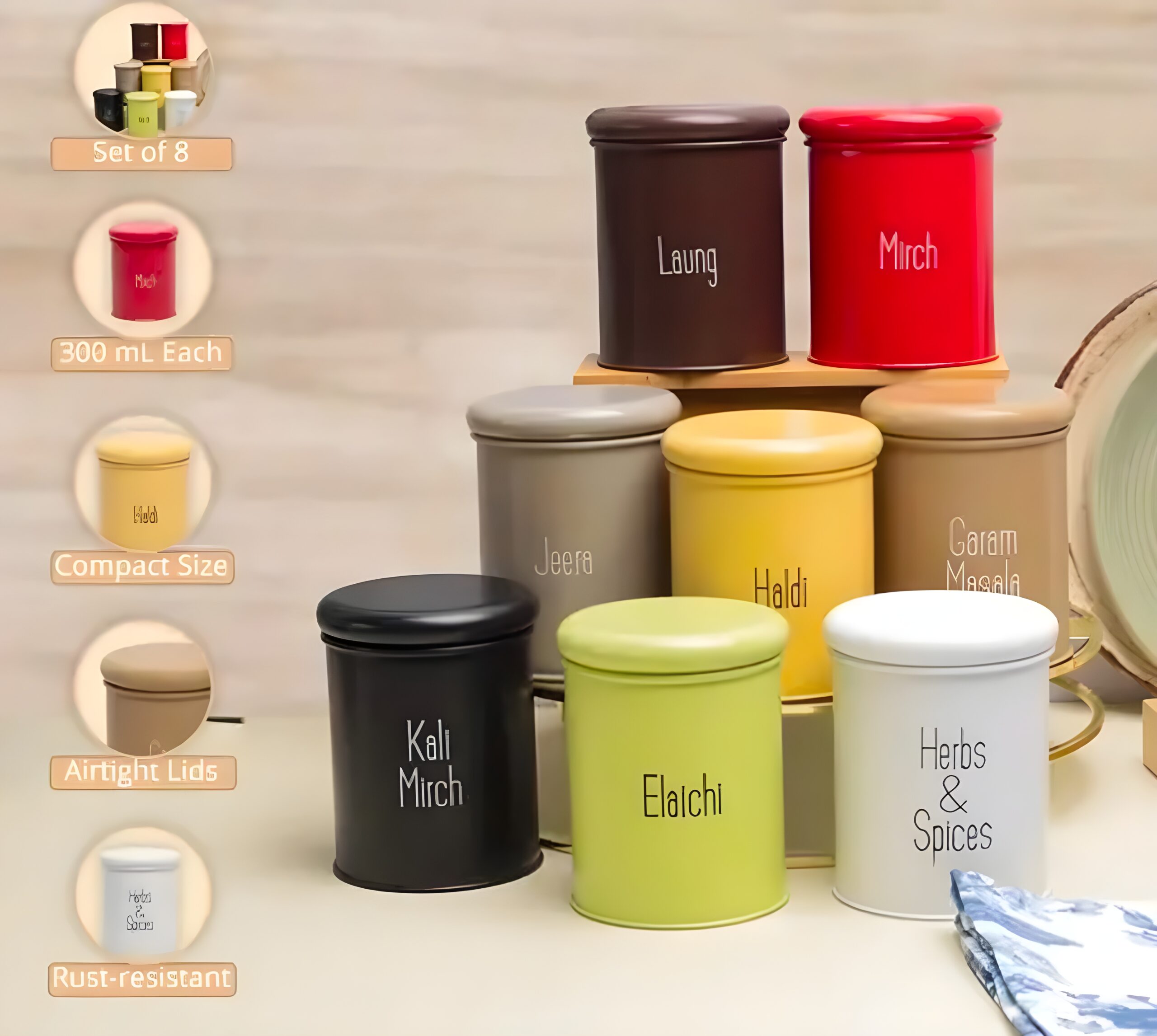 spices set (set of 8)